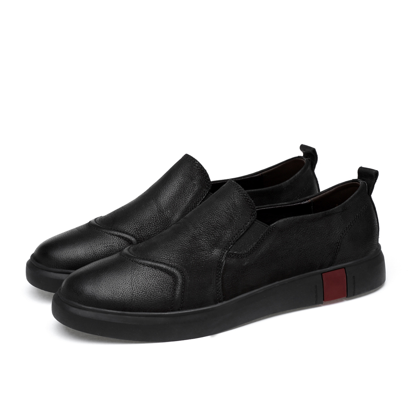 Formal shoes on line new casual shoes simple stylish flat Leather Classic Fashion Male Flats Heel Sneakers EMAOR