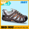 New Designed Men Sand Genuine Leather Hiking Shoe with Durable MD Outsole