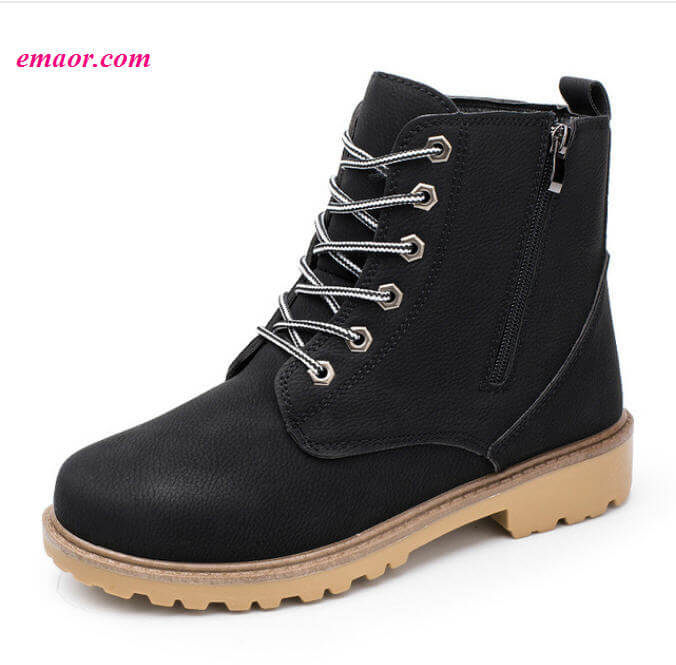 New British Martin Boots Men's Belt PU Leather Shoes High To Help Casual Snow Boots