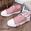 Women Canvas Shoes Casual New Cartoon Cat Fashion Summer Autumn Comfortable Breathable Flats Shoes