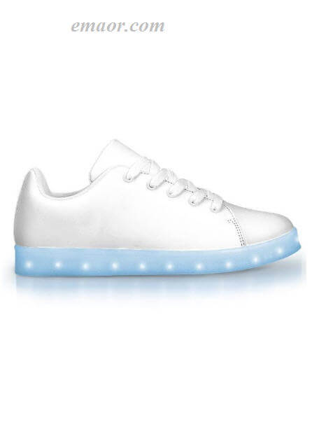 Full Light Up Shoes White Out-APP Controlled Low Top LED Shoes Led Shoelaces Walmart
