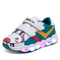 2018 the new spring Autumn cartoon vibration children light shoes LED children's casuals shoes Soft sports shoes for kids