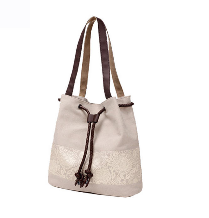 shoulder bag new forest Fan national style handbags canvas bucket bag Printing Canvas Shoulder Bag Retro Casual Bags Messenger Bags 