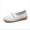 Women's fashion Flat PU Shoes Four seasons Casually collocation casual shoes leather peas shoes for lady