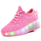 kids lighted shoes 2018 the new Recreational youth movement led lights shoes USB Charge Led sneakers