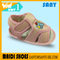 Latest Cute Pink Cartoon Canvas TPR Outsole Infant Sandal Shoes