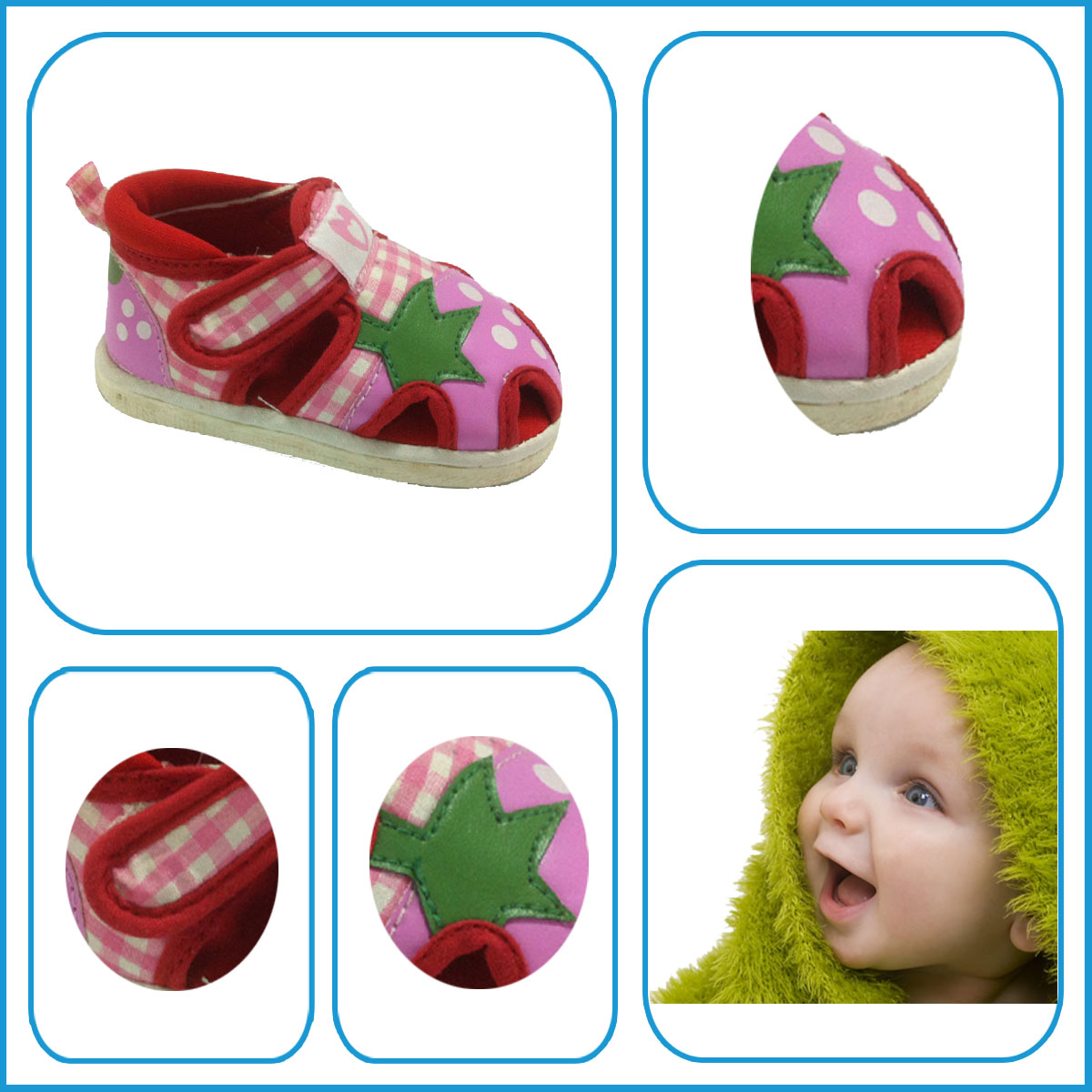 2017 Stylish TPR Outsole Funny Durable Beautiful Colorful Casual Baby Shoes from China Jinjiang