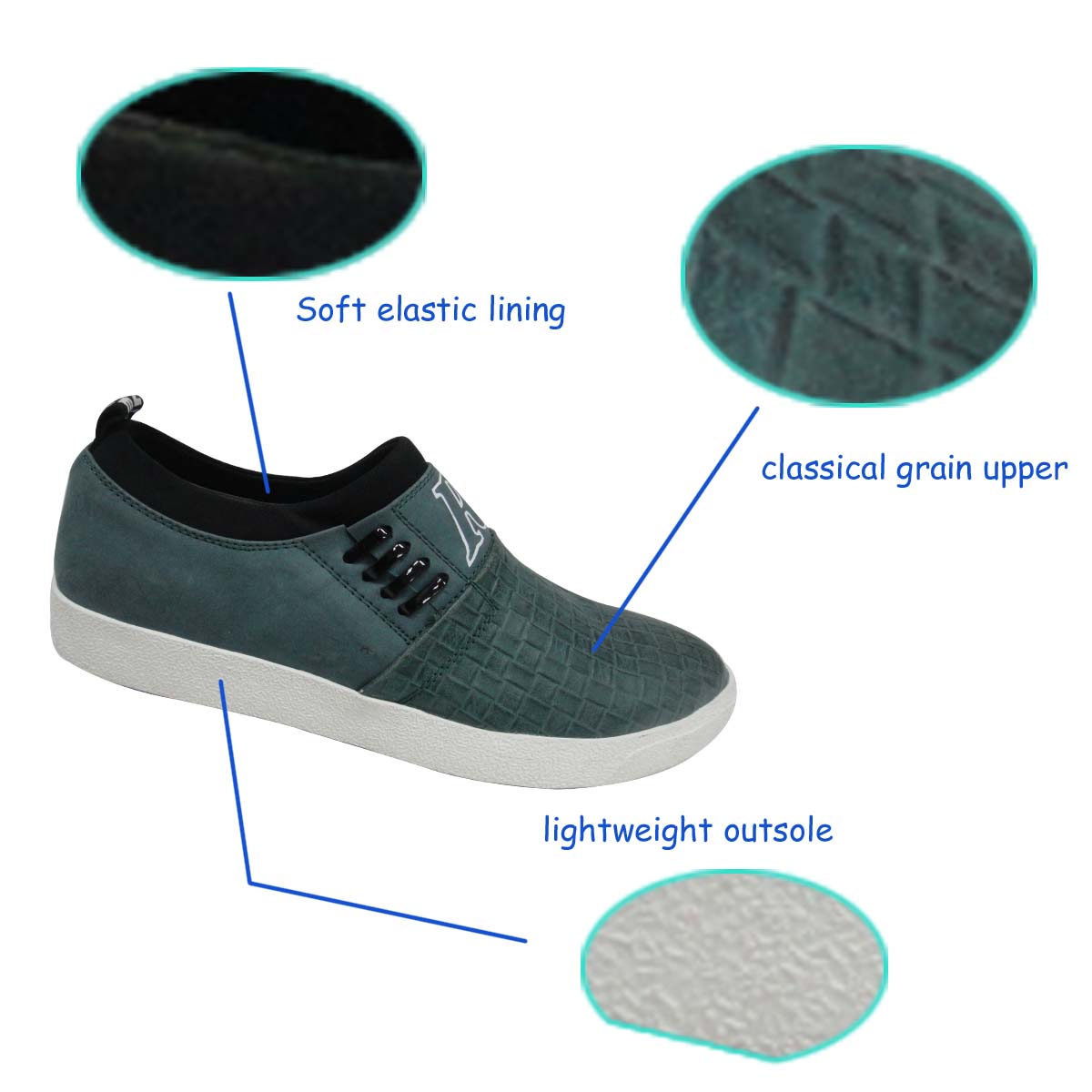 Powerful skate shoes with PU upper from Quanzhou to exported skateboard shoes factory directly supply