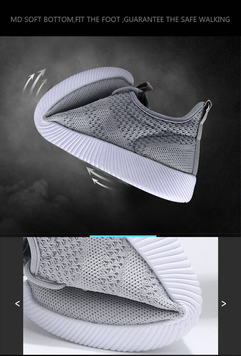 Fly knit Breathable Sneakers lovers Casual Fashion Lightweight walking ...