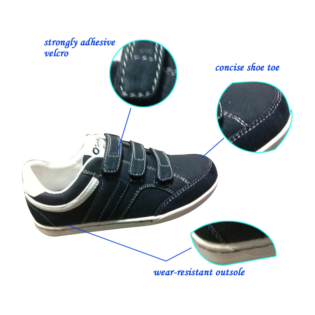 New Casual Buckle Strap Kid boys Shoes for Boy Wholesale Sneakers Casual Shoes Sport