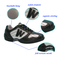 Latest Design Cheap Casual Sneakers Fashion PU+TPR Sport Shoes Men Wholesale Black Footwear