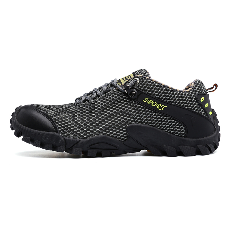 Best hiking shoes mesh trekking shoes outdoor casual shoes cheap walking shoes for men water proof 2018 hot sell