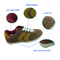 Gentle Lace Suede Shoes for Kids with Brown/ Khaki Upper and Red Lining
