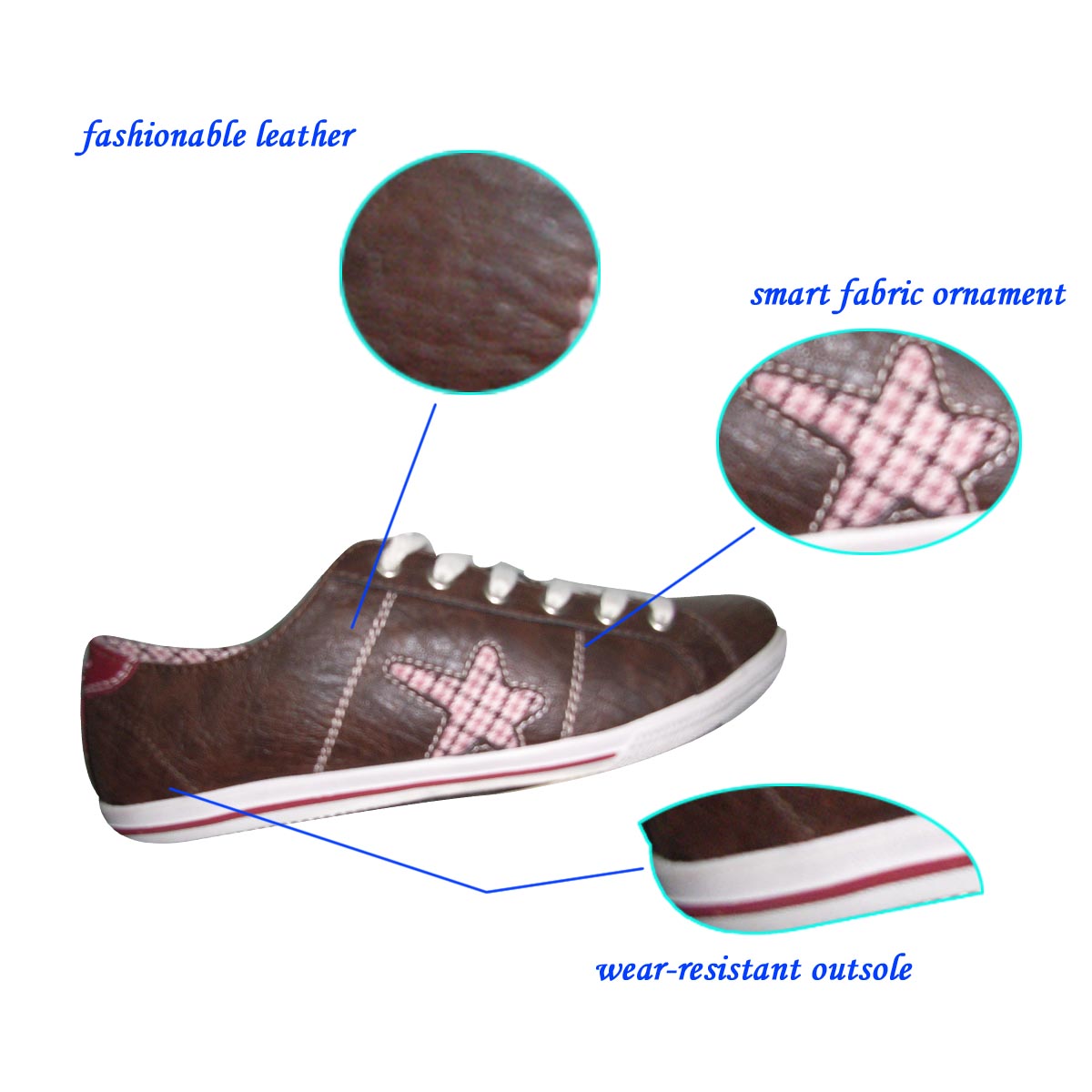 Hot selling man casual shoe with rubber sole cheap factory shoes 2018 flat shoes