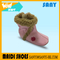 Classical Design Embroidery Stylish Winter Fashion Comfortable Brown Fur Infant Baby Boots