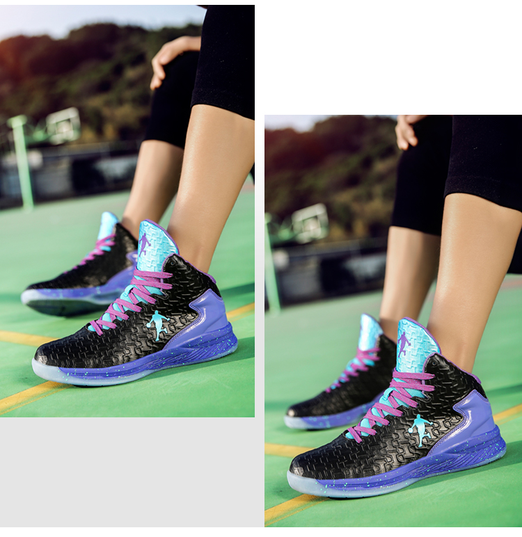 WILTENA Womens No-Slip Basketball Shoes Gaffiti-Inspied