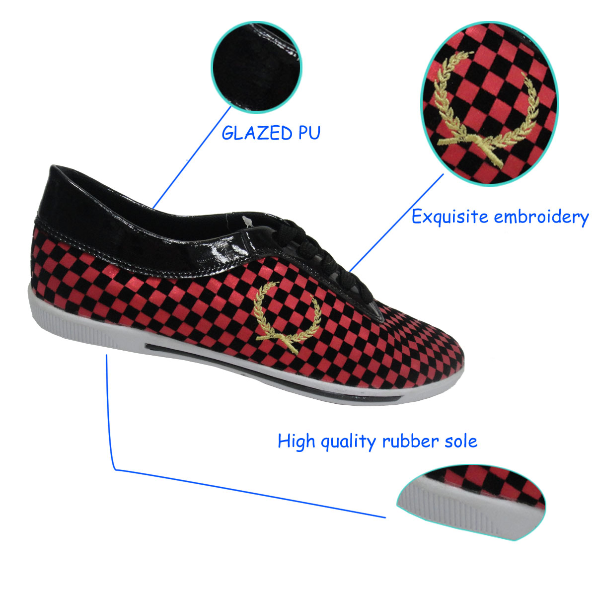 Grid PU Shoes Skateboard Shoes Outsole RB Rubber Soles For Shoe Making