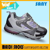 Chinese New Products--Trendy Multi-colored Hiking Shoes with Durable MD Outsole for Woman