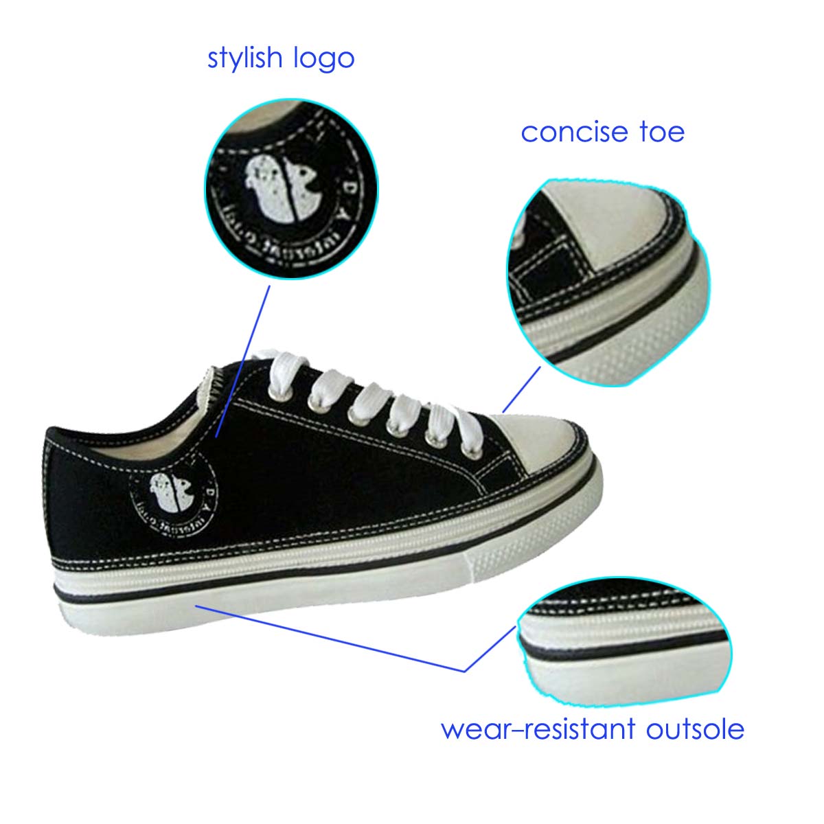 Hot sale man Vulcanize Casual Canvas Shoes With Durable Outsole Wholesale Fashion Men Casual