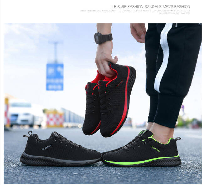 New Mesh Men Casual Shoes Lac-up Men Shoes Lightweight Comfortable Breathable Walking Sneakers Tenis Feminino Zapatos