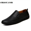 Men Genuine Leather Shoes Fashion Brand Slip On Black Shoes Real Leather Loafers Mens Moccasins Shoes Italian Designer Loafers Shoes