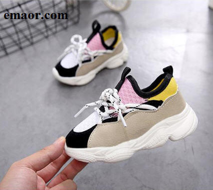 Sneakers For Children Fashion Brand Casual Air Mesh Pink Blue Breathable Soft Running Sports Shoes