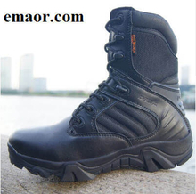 Men Military Boots Winter Autumn Quality Special Force Tactical Desert Combat Ankle Boats Army Work Shoes Leather Snow Boots
