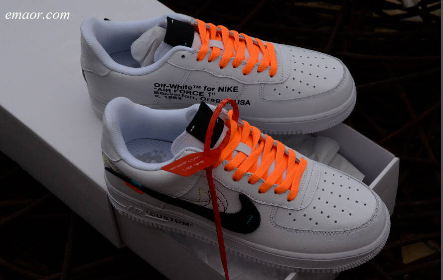 Nike Air Force 1 Low Off White Shoes Travis Scott Women's White Skateboarding Track Shoes Nike 