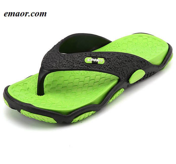 Men's Flip Flops Fashion Summer Outdoor Soft Comfortable Casual Beach Slippers for Mens