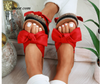 Slippers for Women Slippers with Arch Support Indoor Outdoor Linen -flops Beach Shoes Concha Slippers