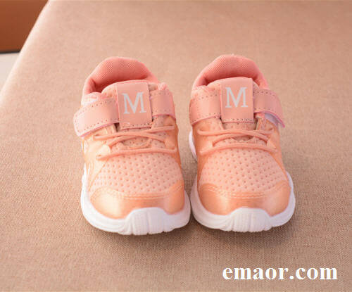 Children Shoes 2019 New Fashionable Spring Autumn Net Breathable Pink Leisure Sports Running Shoes for Girls White Shoes for Boys Brand Kids Shoes