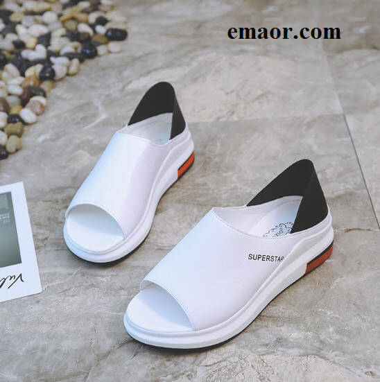 Women Sandals New Fashion Spring Summer Platform Sandal Shoes Woman Peep Toe Leather Beach Casual Sandals