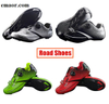 Men's Cycling Shoes Road Bike Shoes Breathable Mountain Bike Bicycle MTB Shoes Reflective Cycle Sneaker Triathlon Racing Shoes
