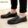 Mens Casual Shoes Genuine Leather Men Casual Shoes Luxury Brand Mens Loafers Moccasins Breathable Slip on Black Driving Shoes 