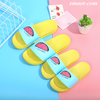 Adult Cartoon Pattern Sandals Kawaii Bathroom Slippers Are Non-slip Waterproof Quick-drying Breathable Family Slippers Babouche Color Flat Sandals