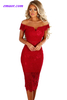  Dress Lace Bardot Midi Dress Summer Cocktail Dresses Plus Size Dresses Red Dress Plus Size Dresses