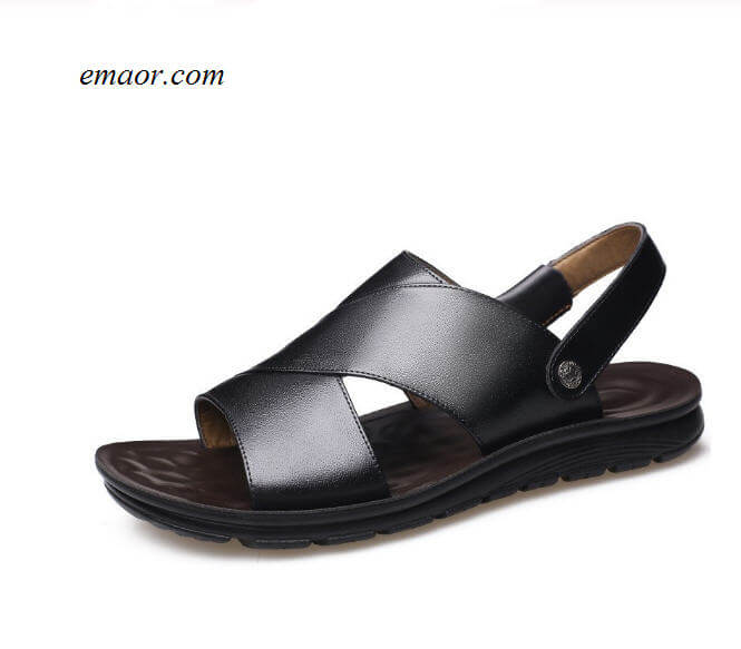 Keen Sandals Summer Men's Beach Shoes Sandals Slippers Non-slip Leisure Flat Slides Reef Sandals Michael Kors Sandals