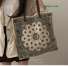  Printing Design National Wind Shoulder Canvas Bag Shopping Bag Female No Zipper Bags