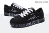 Vulcanized Shoes 2019 Fashion Women Sneakers Ladies Lace-up Casual Shoes Breathable Walking Flat Graffiti Canvas Shoes