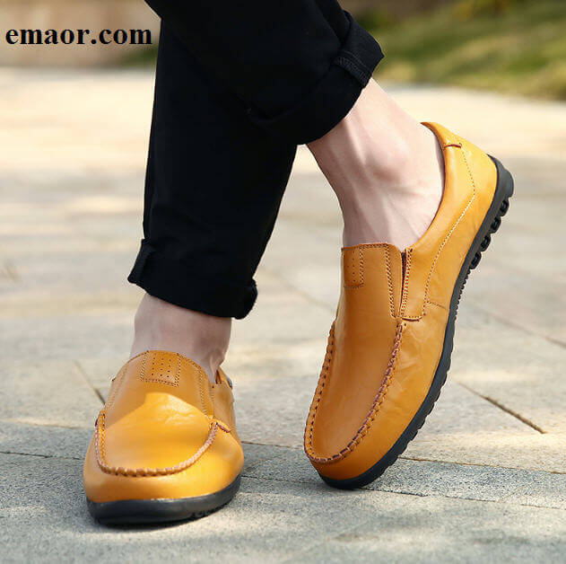 Mens Casual Shoes Genuine Leather Men Casual Shoes Luxury Brand Mens Loafers Moccasins Breathable Slip on Black Driving Shoes 