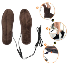 Heated Cold Weather Winter Warm Shoes Insole,Control USB Electric Heated Up Comfortable Plush Memory Foam Shoes Insoles Winters To Keep Feet Warm