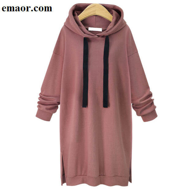 Hoodie Sweatshirt Long Women Autumn Winter 2019 Casual Long Sleeve Sweatshirt Hoody Pullover Fashion Ladies Sweatshirts Coat 