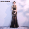  Evening Dresses New Style Sequins Beading Wedding Mermaid Long Formal Prom Party Dress Elegant Evening Gowns