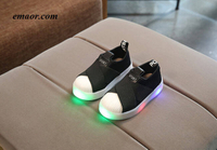 LED Sneakers Breathable Children Sports Shoes For Baby Girl S Boys Light Up Luminous Shoes 