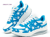Flag Shoes Pulled Women's American Flag Flock Sneakers Roman Slip On Pantshoes Thick Bottom Breathable Wedge Casual Shoes Dark And Light Blue Star 5.0 Maryland Flag