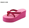 Platform Sandals Women High Heel Summer Shoes Fashion Straped Slippers Beach Flip Flops Solid Slides Women