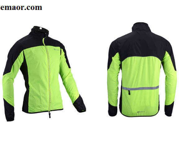 Cycling Jersey Jacket Wind Jacket Bike Raincoat Long Sleeve Cycling Rain Coat Bicycle Rainproof Windproof Quick Dry Coat