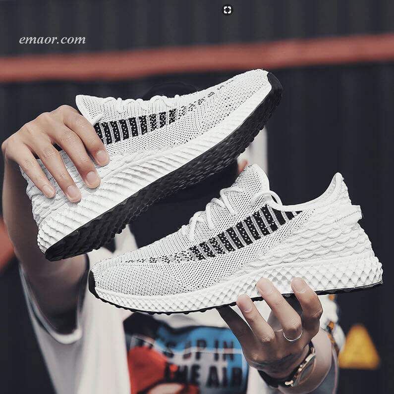 Yeezy Brand Air 350 Weaving Men Hiking Shoes Yeezys Sport Shoes Breathable Comfortable Athletic