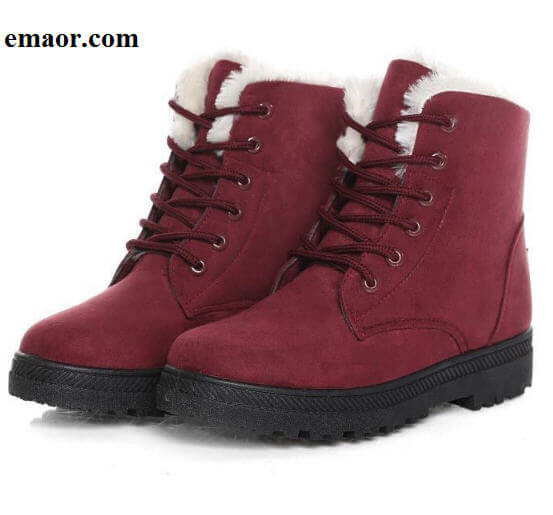 Snow Boots 2019 New Classic Heels Suede Women Winter Boots Warm Fur Plush Insole Ankle Boots Women Shoes Hot Lace-up Woman Shoes