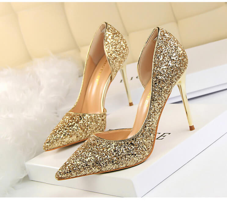 wedding crocs heels